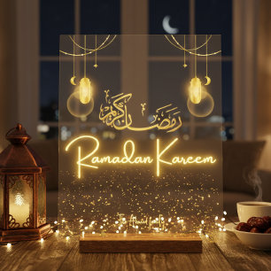 Persoonlijke Ramadan Kareem Acryl Huis Decoratie B