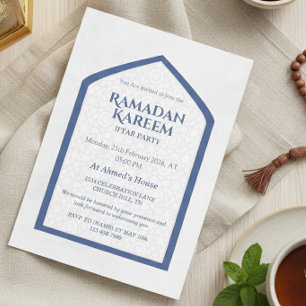Persoonlijke Ramadan Kareem Iftar Uitnodiging