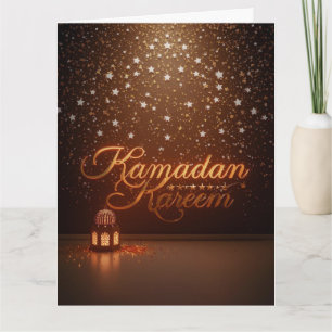 Persoonlijke Ramadan Kareem Vakantiekaart Kaart