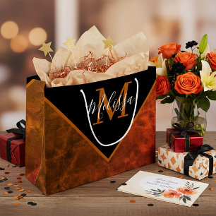 Persoonlijke rawhide gepersonaliseerd groot cadeauzakje