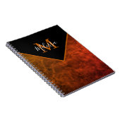 Persoonlijke rawhide gepersonaliseerd  notitieboek (Rechterzijde)