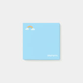 Persoonlijke Regenboog en Naam Post-it Notities Post-it® Notes (Voorkant)