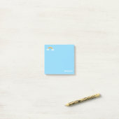 Persoonlijke Regenboog en Naam Post-it Notities Post-it® Notes (Op bureau)