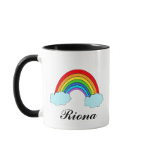 Persoonlijke Regenboog Naambeker | Kleurig