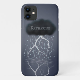 Persoonlijke regenstorm in Surrealistische droomwe iPhone 11 Hoesje
