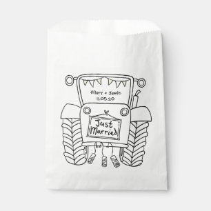 Persoonlijke reisvoordeur voor tractorland bedankzakje