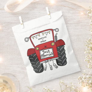 Persoonlijke reisvoordeur voor tractorland bedankzakje