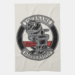Persoonlijke Retro BarberWinkel Barber Stoel Salon Theedoek