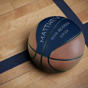 Persoonlijke Ringendrager Trouwcadeau Basketbal