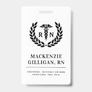 Persoonlijke RN Geregistreerde Verpleegster Elegan Badge