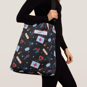 Persoonlijke RN-verpleegster Dokter Medisch Patr Crossbody Tas