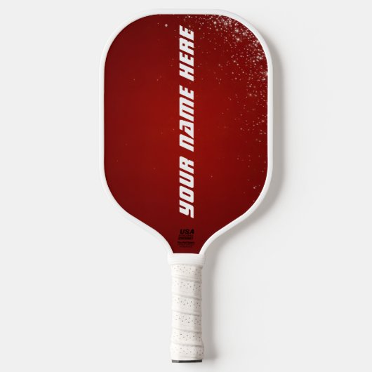 Persoonlijke Rode Diamanten -  Pickleball Paddle (Voorkant)