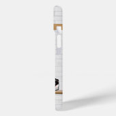 Persoonlijke Rode en Witte Basketball Jersey Case-Mate iPhone Case (Achterkant / Links)