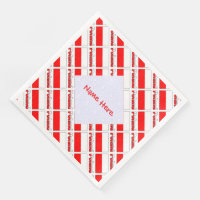 Persoonlijke Rode Naam Polen Vlag Tegelpatroon