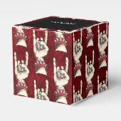 Persoonlijke rode paarden omhoog bedankdoosjes (Voorkant Zijde)