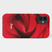 Persoonlijke Rode Roos Case-Mate iPhone Case (Achterkant (horizontaal))