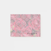 Persoonlijke rode rozen Post it Notes (Voorkant)