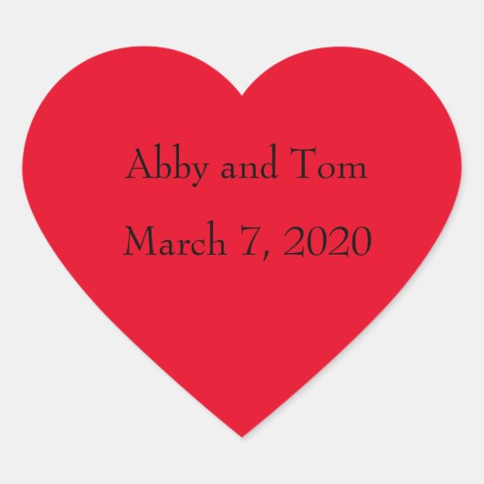 Persoonlijke Rode Stickers (Voorkant)