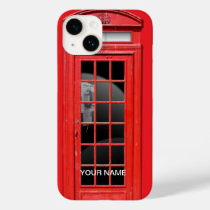 Persoonlijke Rode Telefoon iPhone-tas Case-Mate iPhone 14 Hoesje