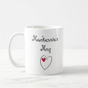 Persoonlijke Romantische Hart Koffiemok