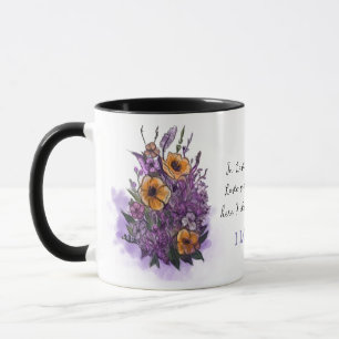 Persoonlijke romantische lavendelmug voor haar mok