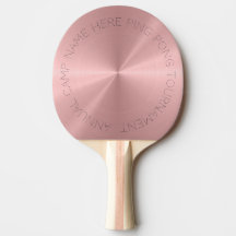 Persoonlijke Rose Gouden Metallic Radiale Textuur