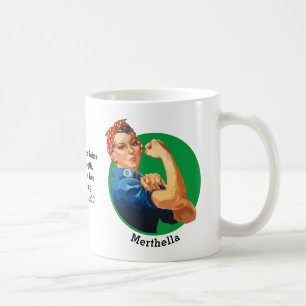 Persoonlijke ROSIE RIVETER Christelijk Koffiemok