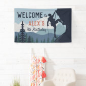 Persoonlijke rotbeklimming Birthday Party Welcome Spandoek (Insitu)