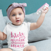 Persoonlijke Roze Citaat Stole Het Hart Van Mijn T Romper