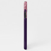 Persoonlijke Roze Gouden Paarse Handgeschreven BUD iPhone Hoesje (Rechterkant)