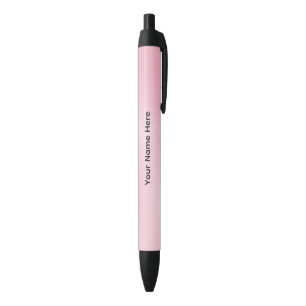 Persoonlijke roze inktpennen zwarte inkt pen