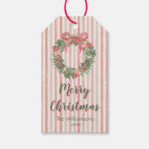 Persoonlijke Roze Kerstkrans