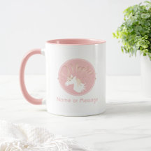 Persoonlijke Roze Moderne Magische Eenhoorn Kinder