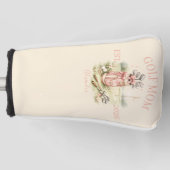 Persoonlijke Roze Strik Golf Moeder Golfheadcover (Voorkant)