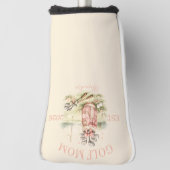 Persoonlijke Roze Strik Golf Moeder Golfheadcover (Draai 90)