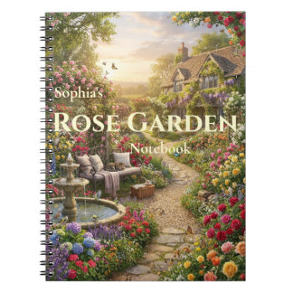 Persoonlijke Rozen Tuin Spiraal Notebook Notitieboek