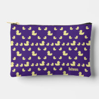 Persoonlijke Rubber Eendjes Leuke Paarse Patroon