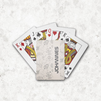 Persoonlijke Ruimtevaart Melkweg Universum Ster Pokerkaarten