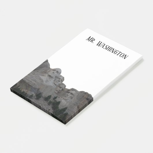 Persoonlijke Rushmore-foto Post-it® Notes (Schuin)