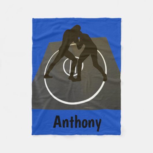 Persoonlijke rusteling op de mat vlooienbak fleece deken (Voorkant)