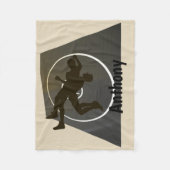 Persoonlijke rusteling op de mat vlooienbak fleece deken (Voorkant)