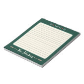 Persoonlijke Rustieke Kerst Kamperen Meer Notitieblok (Gedraaid)