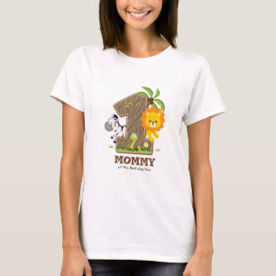 Persoonlijke Safari Birthday-shirt voor mama T-shirt