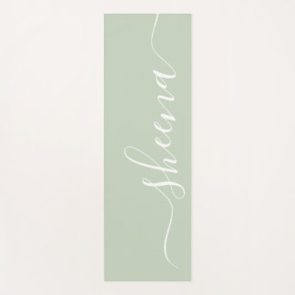 Persoonlijke Sage Green Yoga Mat