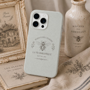 Persoonlijke saliegroene vintage Franse landelijke iPhone 15 Pro Hoesje
