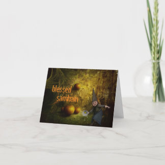 Persoonlijke Samhain wenskaart Kaart