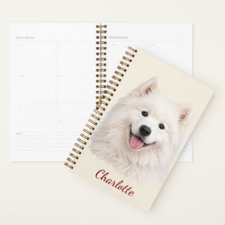 Persoonlijke Samojed met eigen naam Planner
