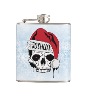 Persoonlijke Santa Skull Heupfles