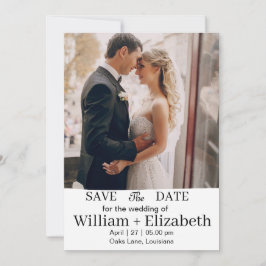 Persoonlijke Save the Date kaart met foto