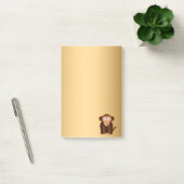 Persoonlijke schattige aap post-it® notes (Kantoor)